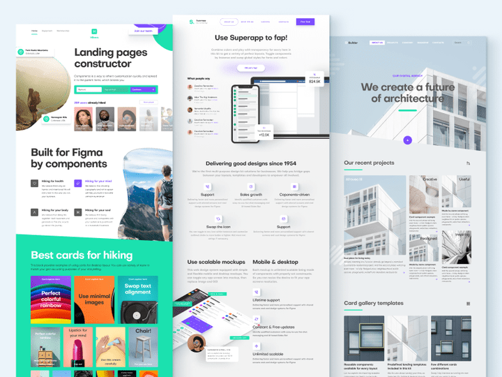 Landing page design & coding