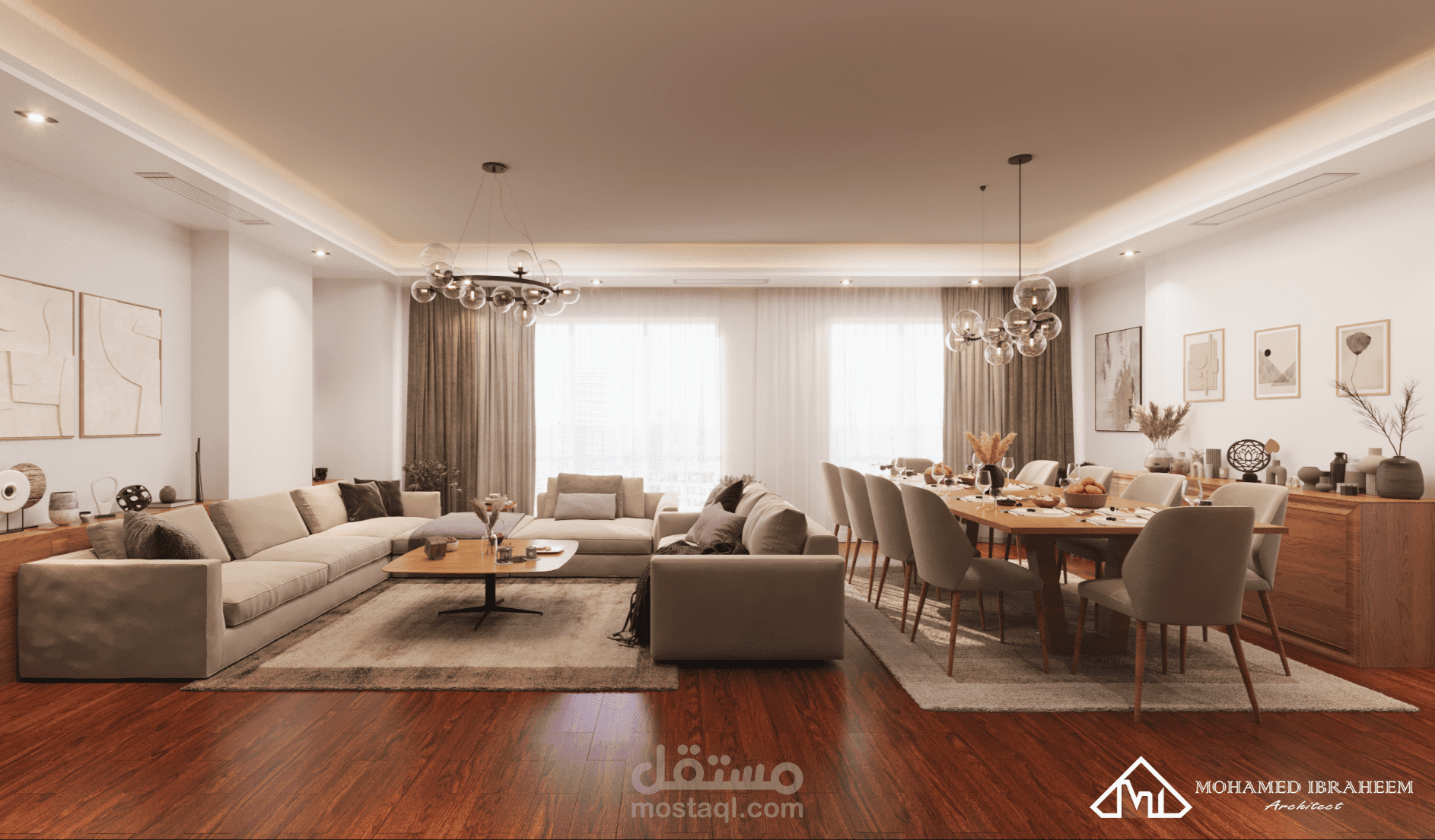 فراغ استقبال وطعام