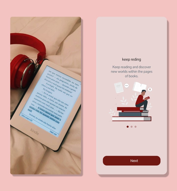 Intro - online reading app - figma