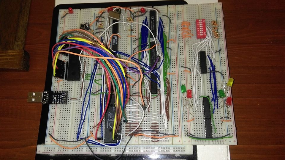 Microcontroller by using 8088 microprocessor