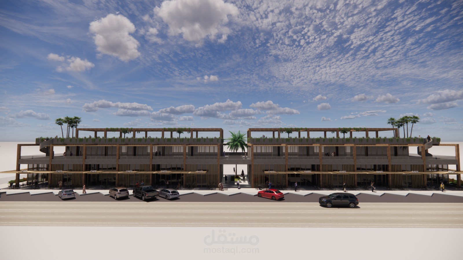 تصميم إنشائي لمبنى تجاري ( مول ) | جدة - المملكة العربية السعودية
