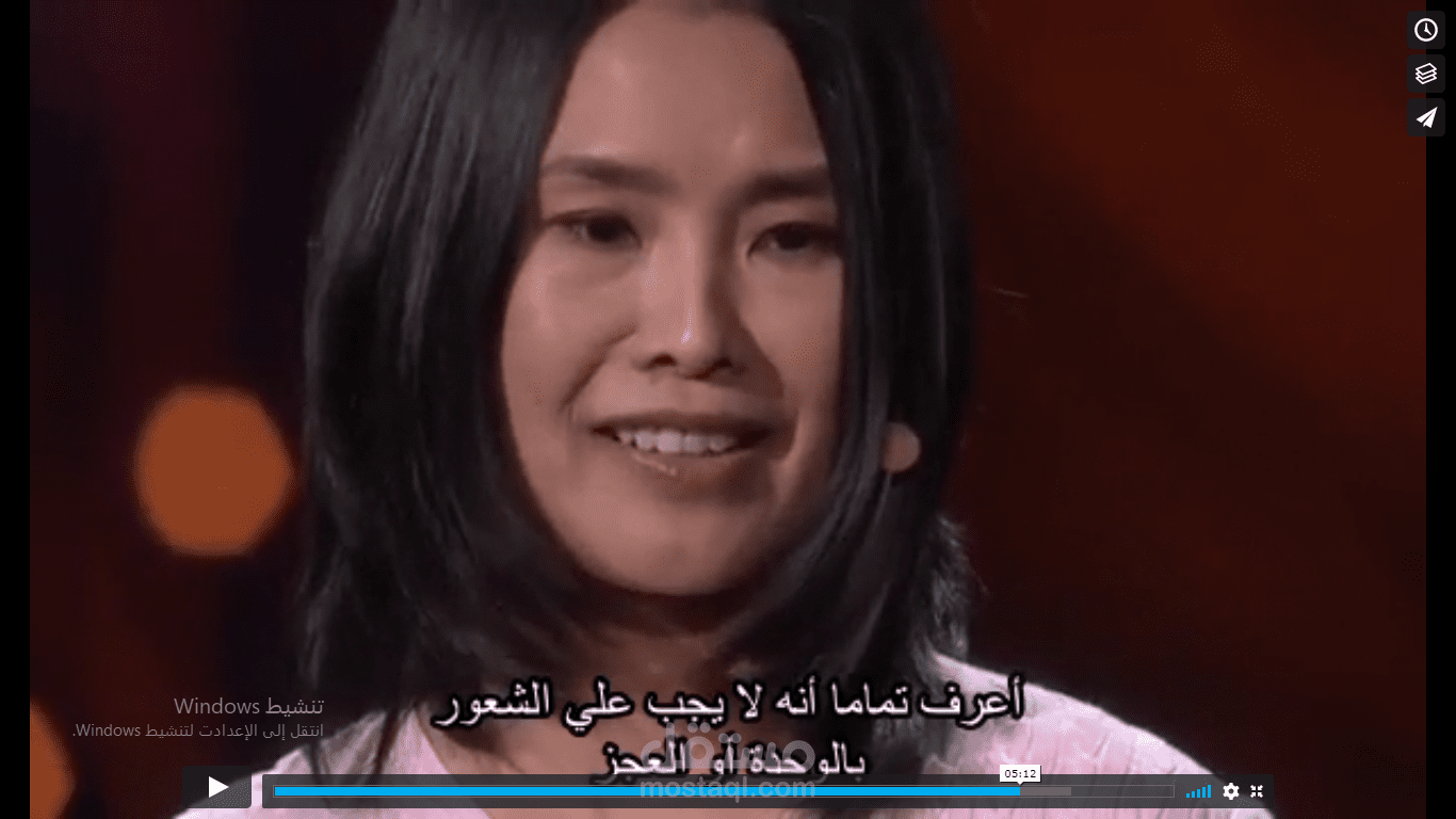 subtitling  وترجمة محتوى فيديو يتكلم عن أهمية الكتب في حياة المتحدثة
