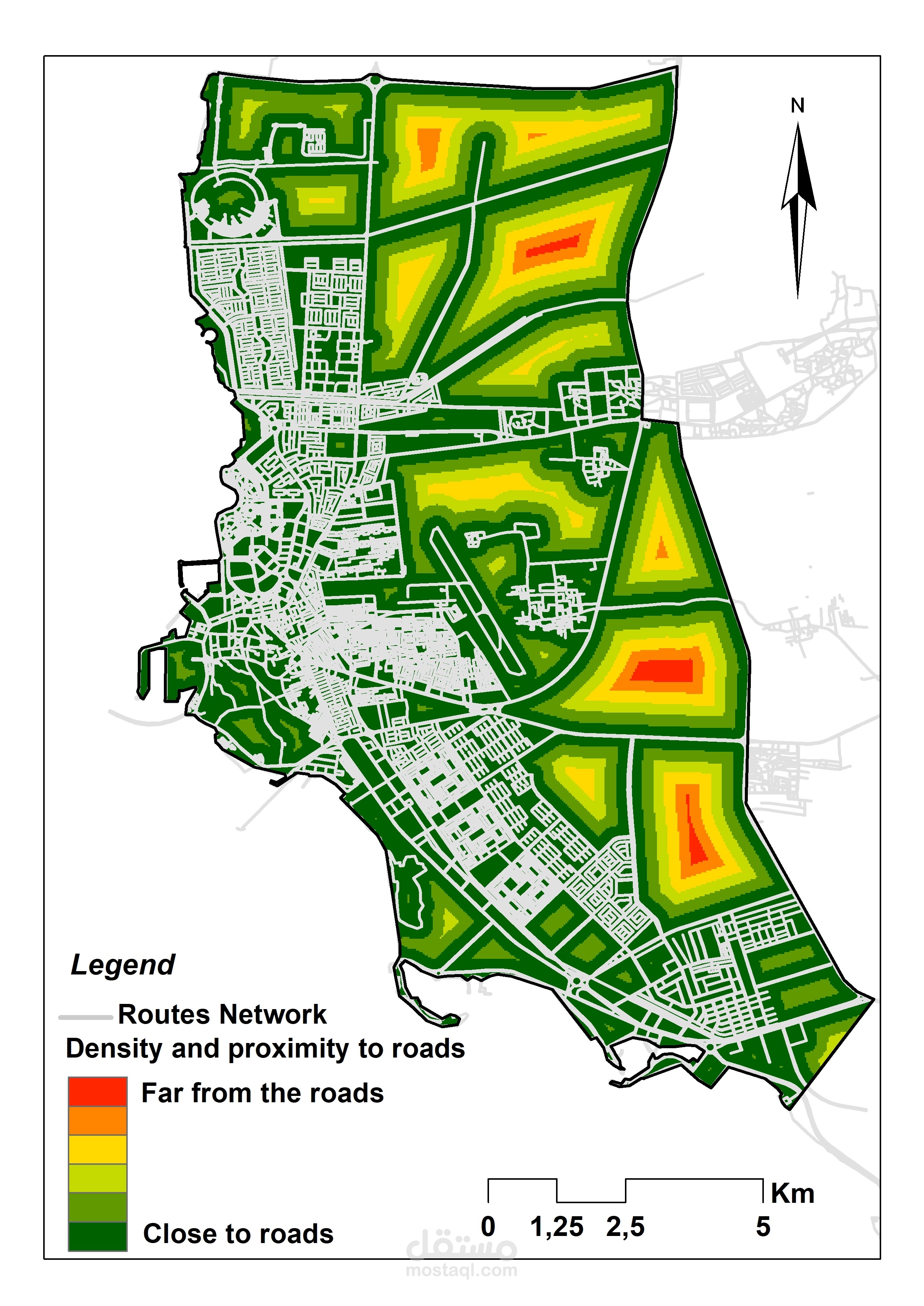 SUITABILITY ANALYSIS OF A NEW SCHOOL IN THE CITY OF JAZAN / إختيار افضل مكان لبناء مدرسة بمدينة جازان