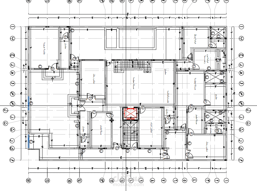 تصميم معمارى لفيلا سكنية