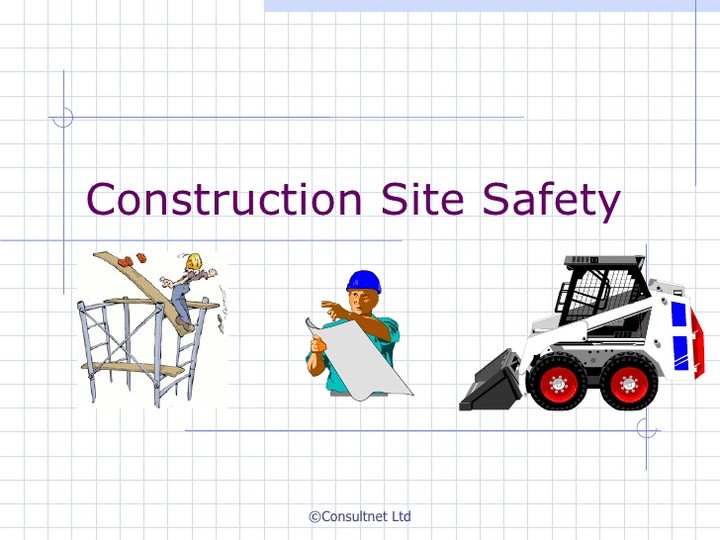 Presentation for safety at construction sites