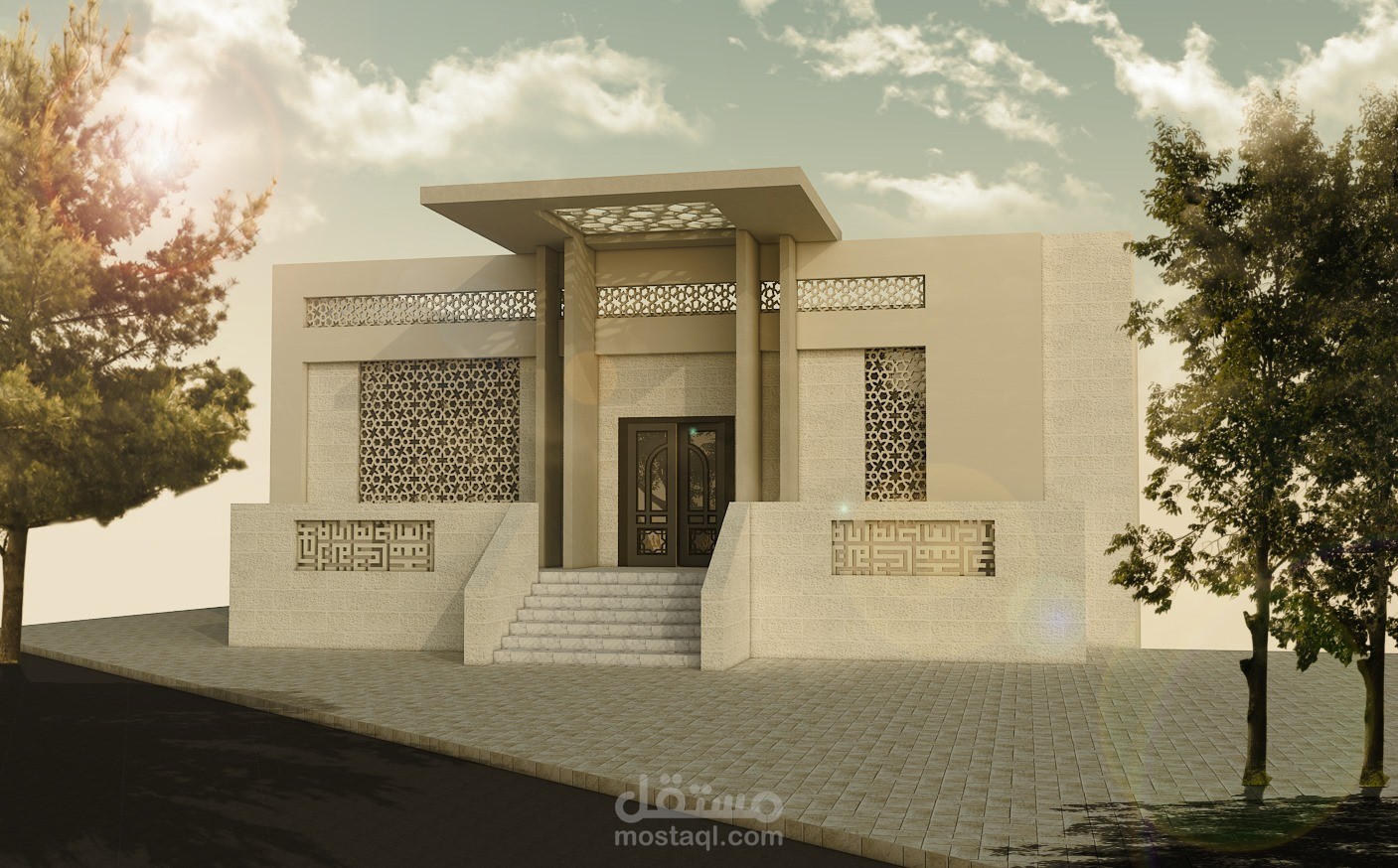 تصميم خارجي ثلاثي الابعاد