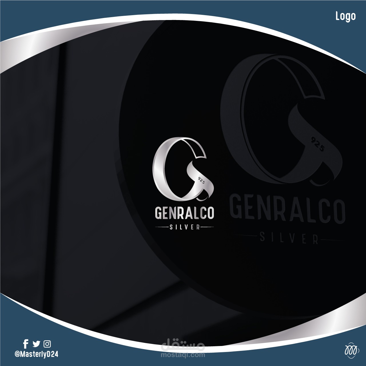 تصميم شعار - GENRALCO Silver