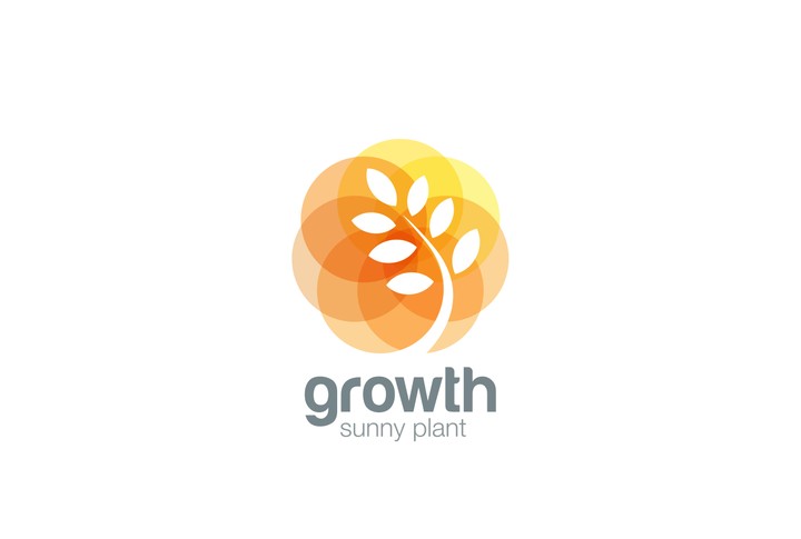 growth logo  company