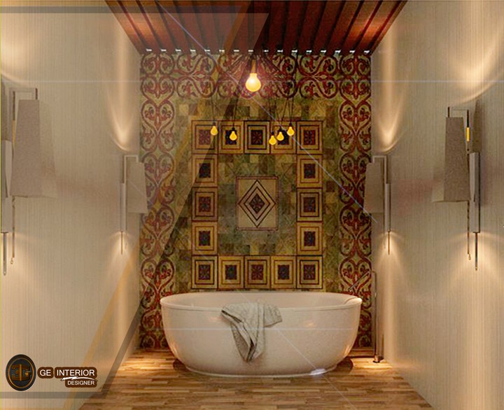 تصميم غرفة حمام مغربى ببيوتى سنتر(السعودية)