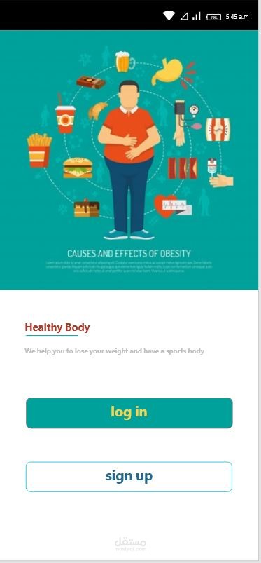 UI Design For Healthy body app