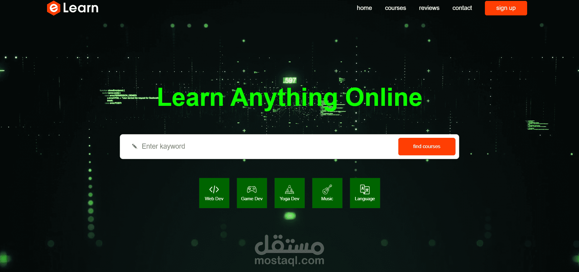 learning website