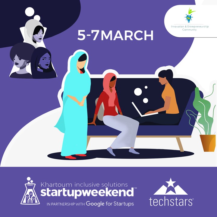 تصميم بوست وشعار ل Startup Weekend Woman