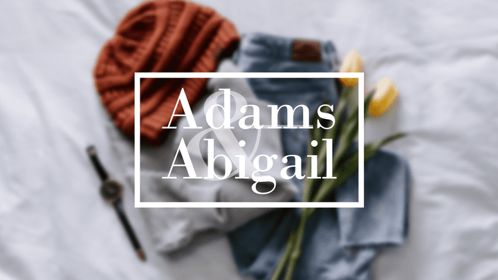 Adam and Abigail Logo