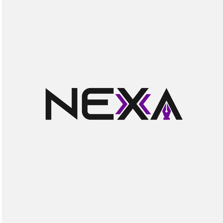 nexa logo تصميم شعار