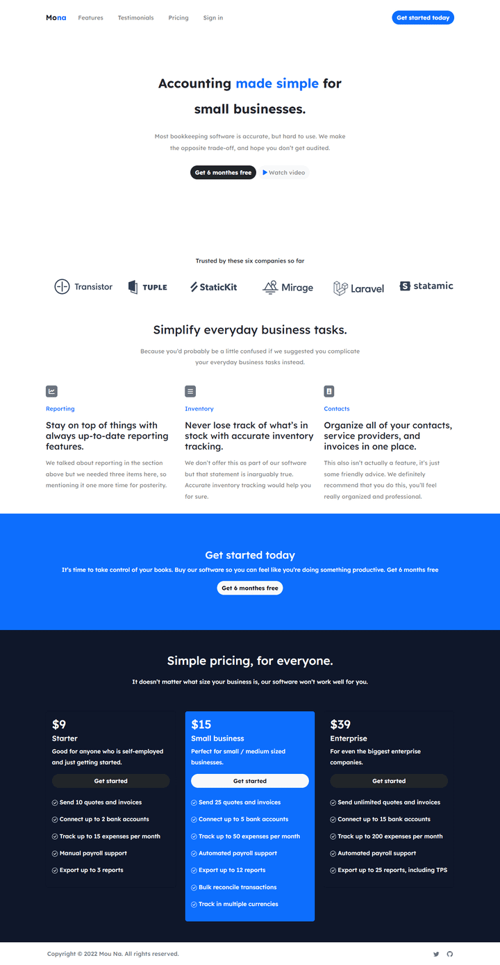 landing Page باستعمال bootstrap 5