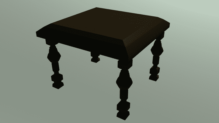 maya 3d table