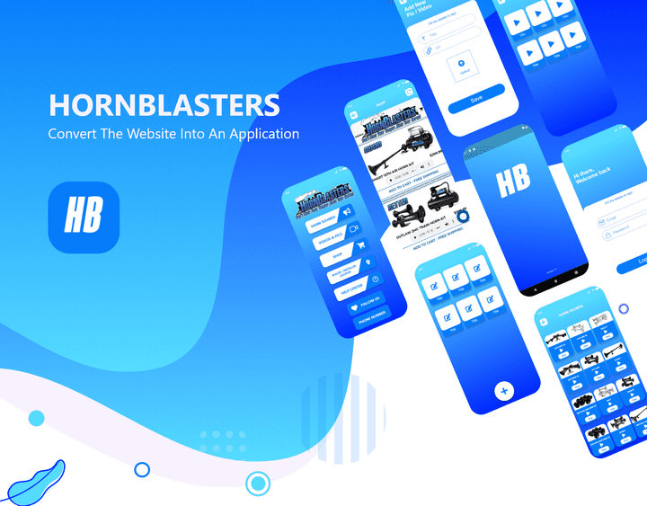 HornBlasters - تحويل متجر الكتروني الي موقع