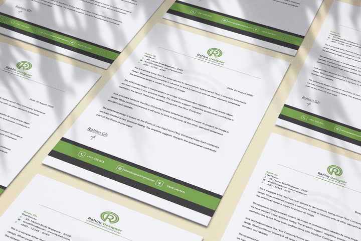 ورق مراسلات/Letterhead