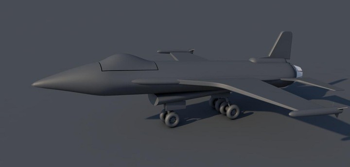 سينما فور دي | تصميم نموذج طائرة حربية
