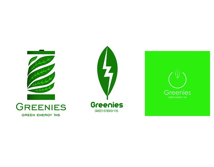 Greenies concept Logo Design