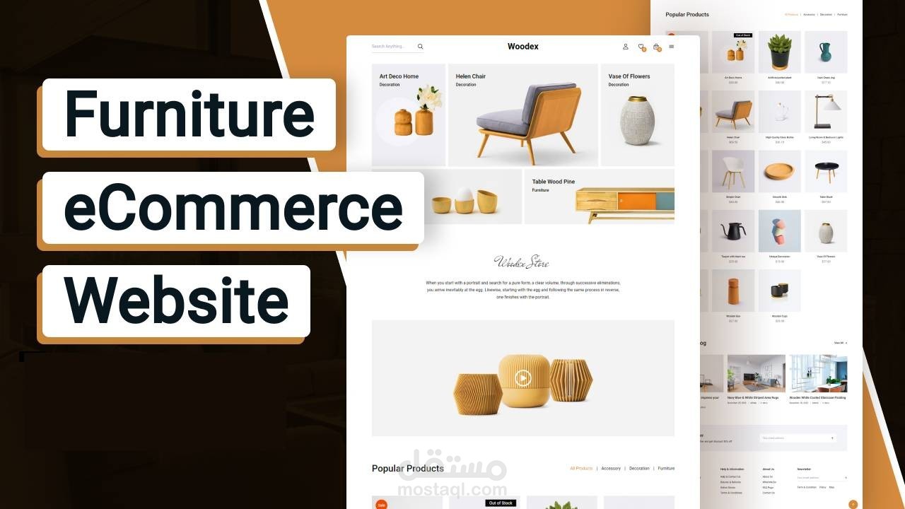 E-Commerce Furniture Website