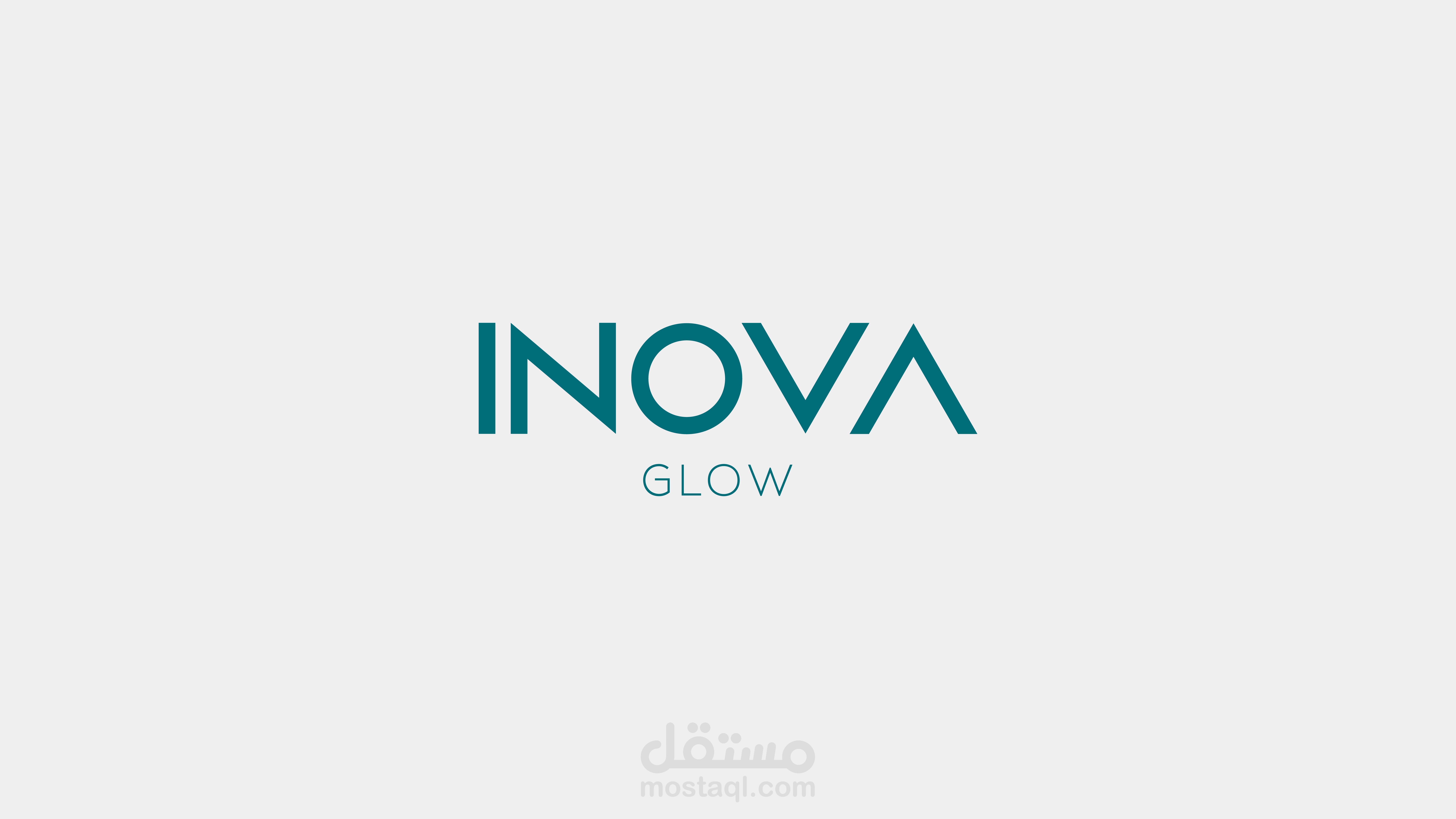 شعار براند مواد تجميل بإسم INOVA GLOW