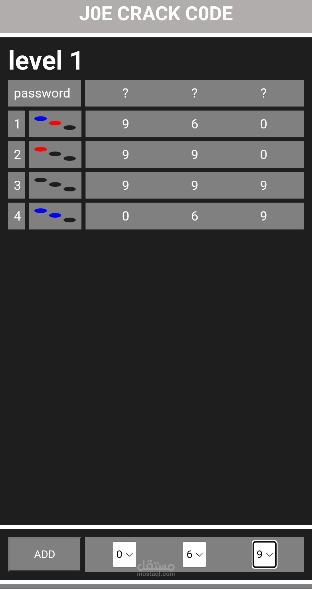 Crack password game