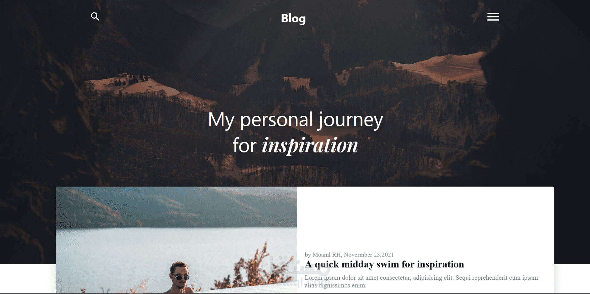 Personal Blog