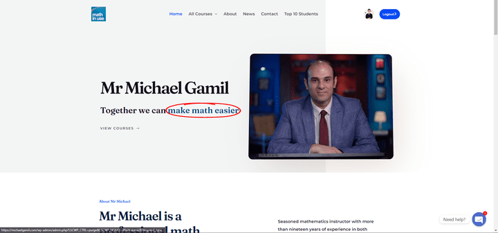 منصة Mr. Michael Gamil