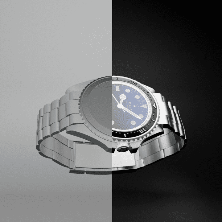 تصميم منتج 3D ساعة رولكس