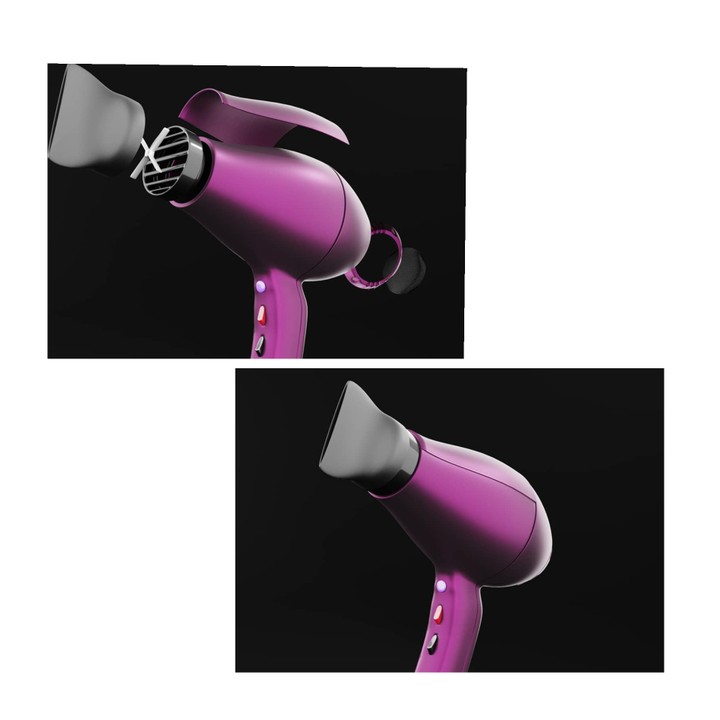 3D Product Visualization - Hair dryer