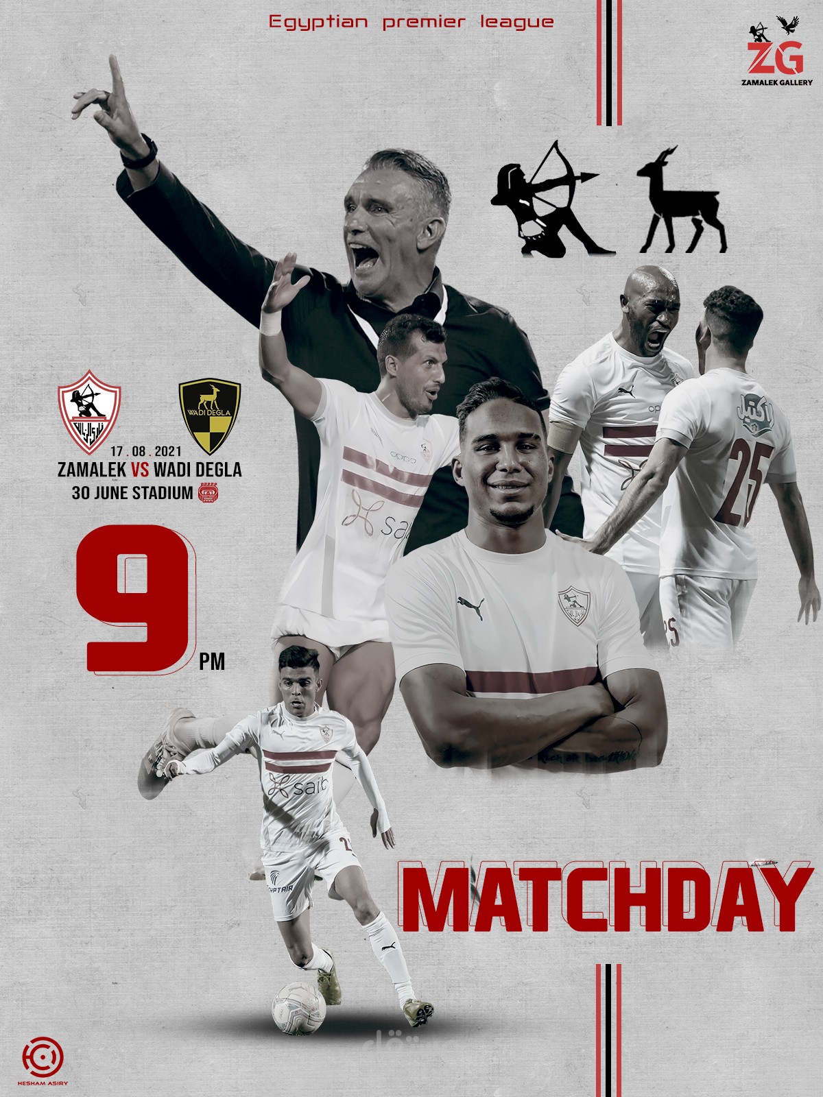 Social media matchday design