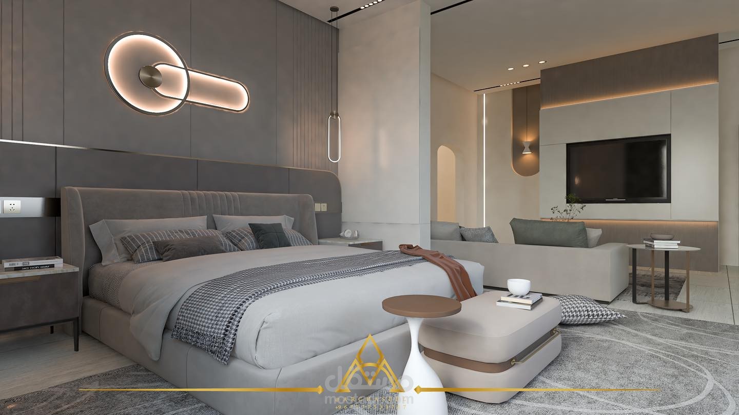 تصميم داخلي لغرفة نوم ماستر | مستقل