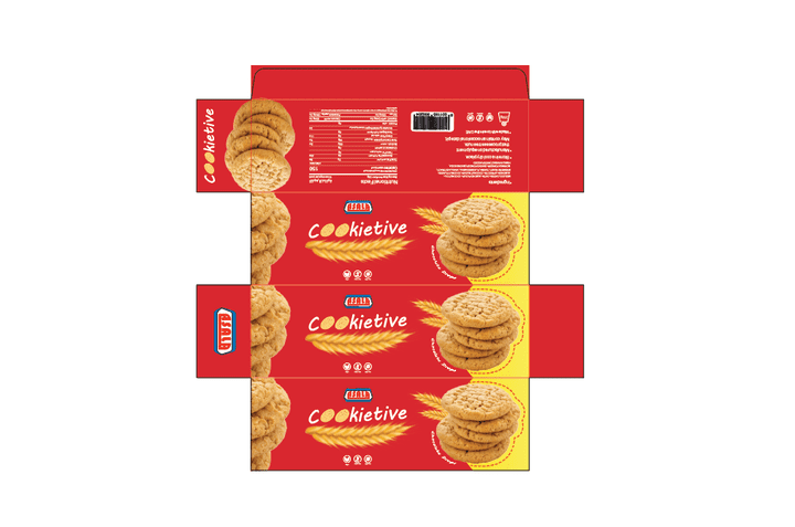Design of a biscuit box تصميم علبة بسكويت cookietive