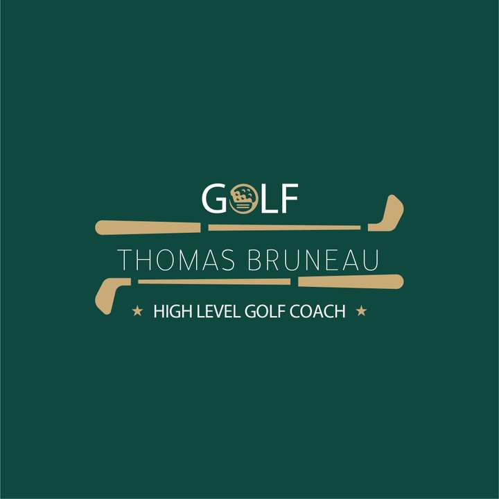 Golf coach logo