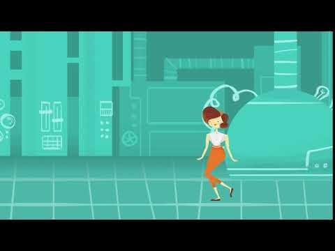 Walk cycle animation