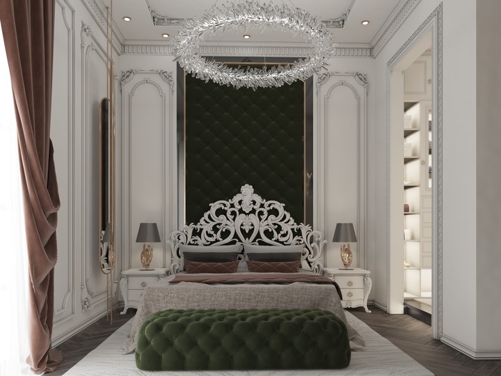 Classic master bedroom