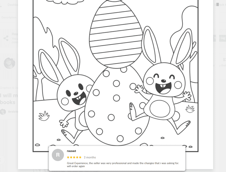 Easter coloring book for kids