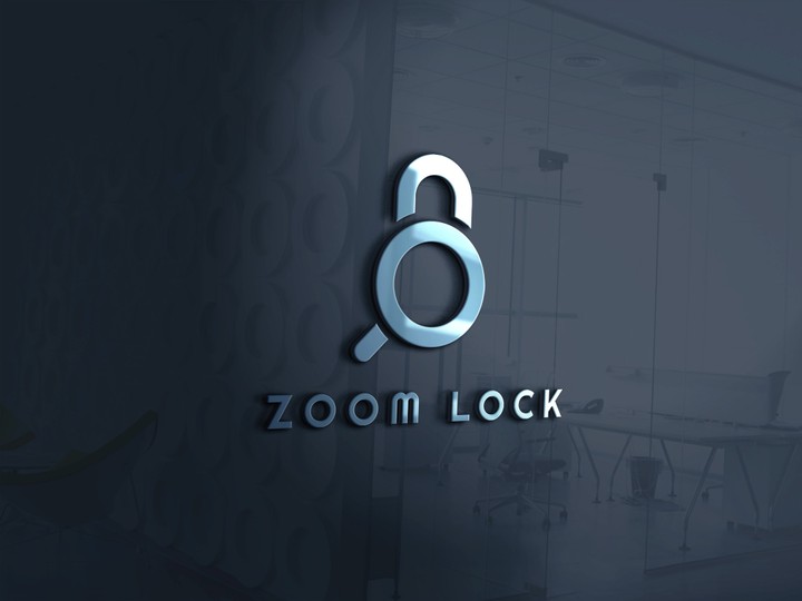 تصميم شعار zoom lock