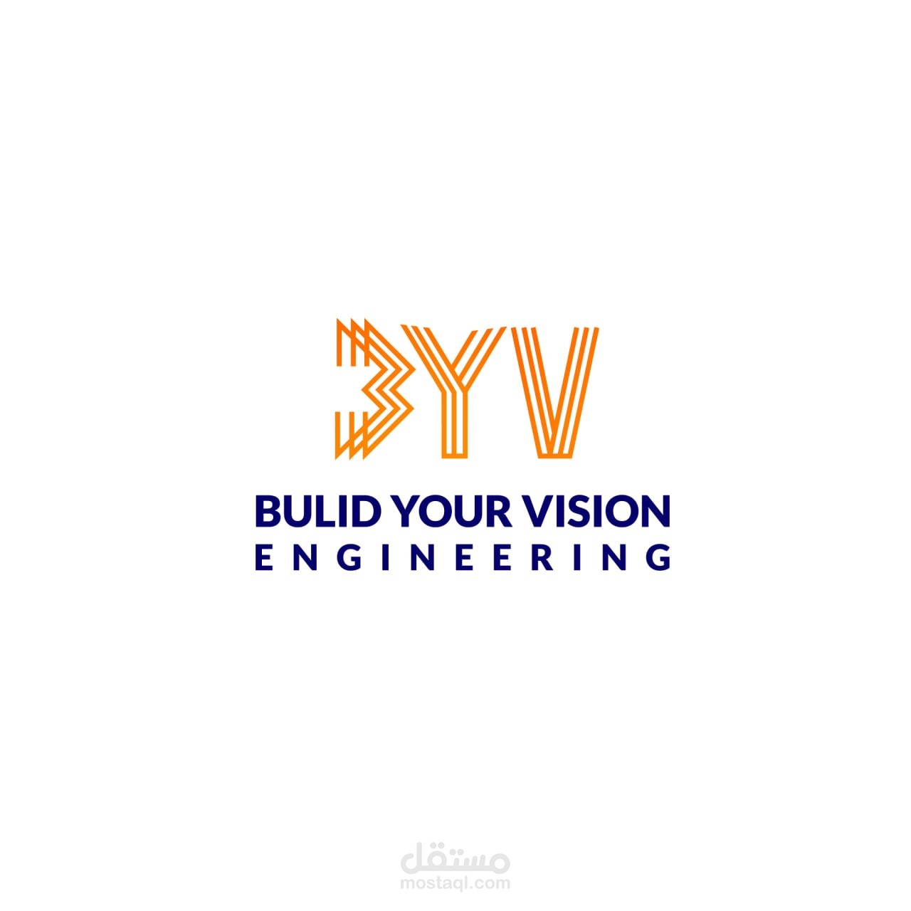 تصميم شعار شركة BYV ENGINEERING