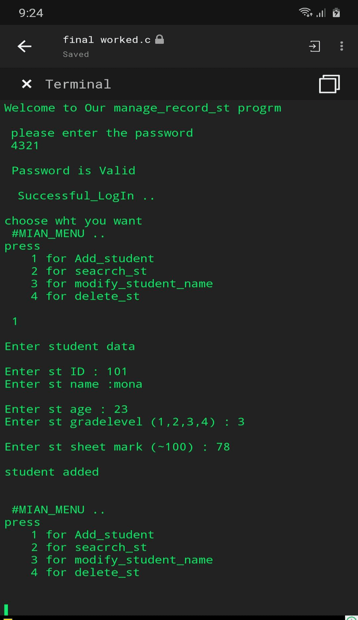 Record-Students-Data Record Students Data project using C programming