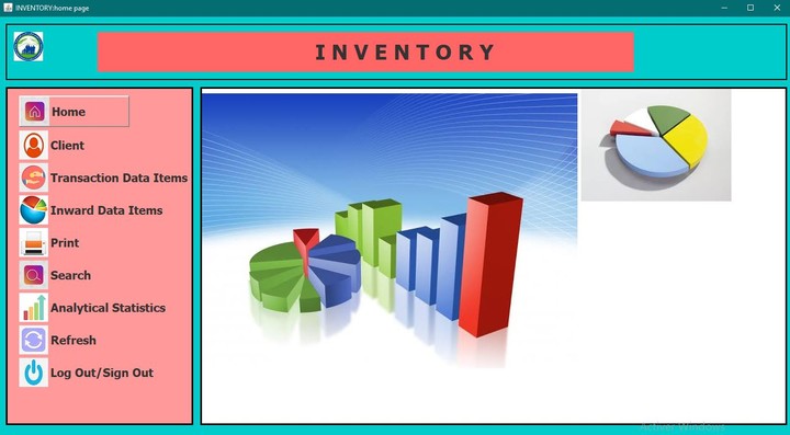 Inventory System :Desktop application