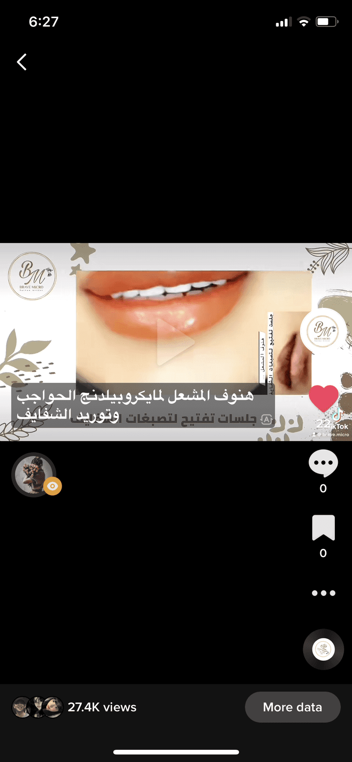 اعلان ممول على منصة تيك توك وسناب شات