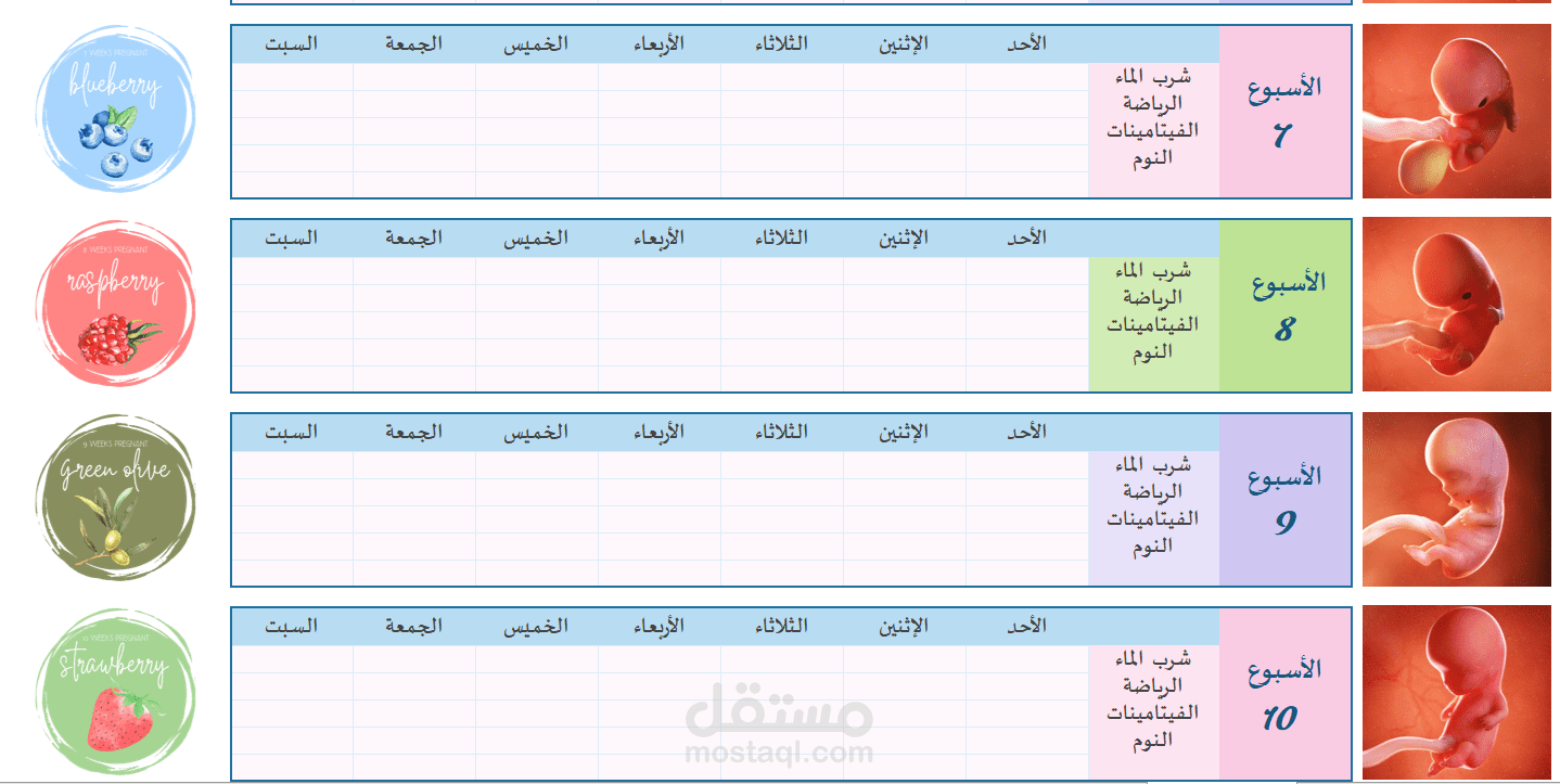 ملفات إكسيل إحترافية (متتبع الحمل )