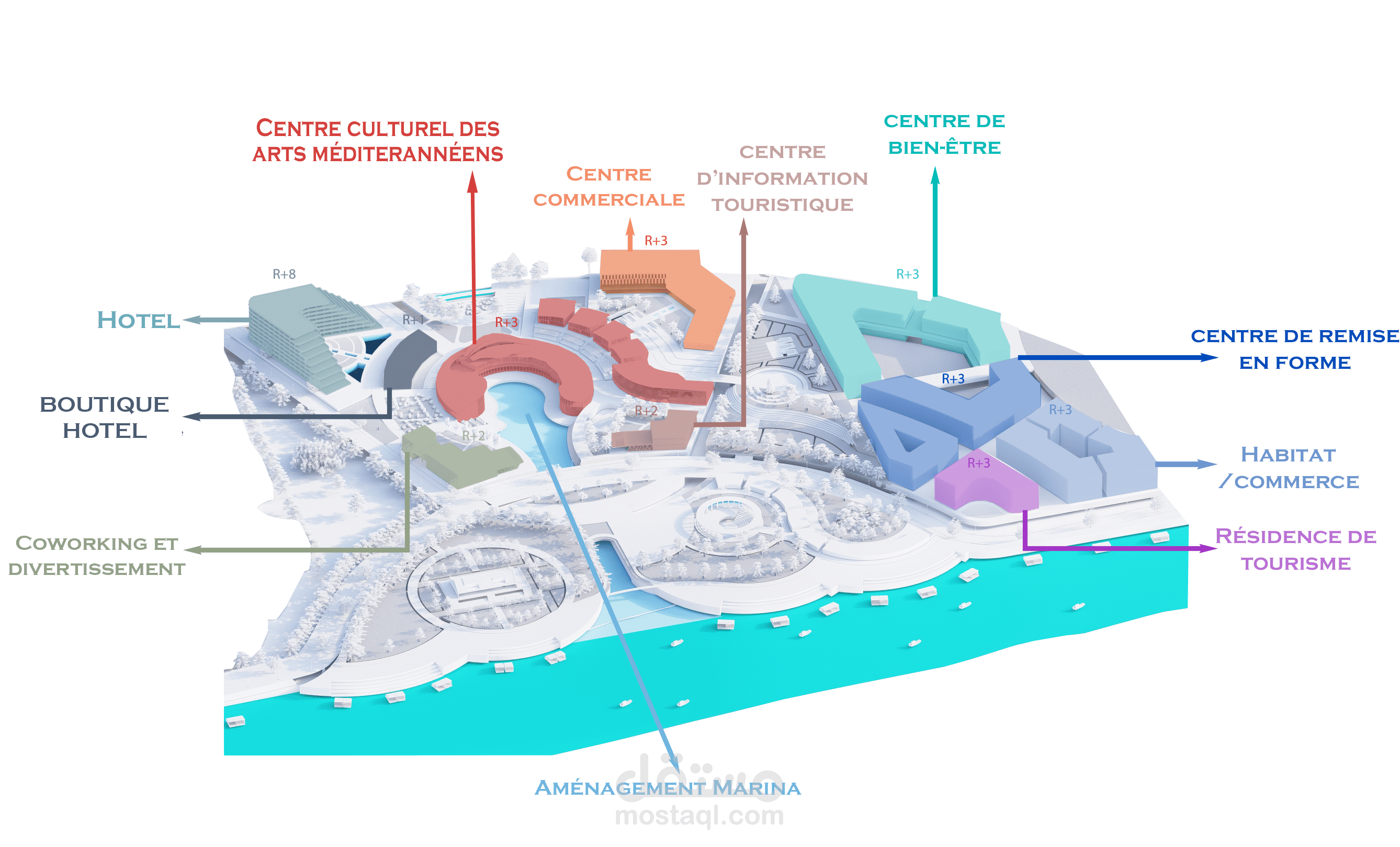 تصميم قرية سياحية بحسين داي - الجزائر العاصمة