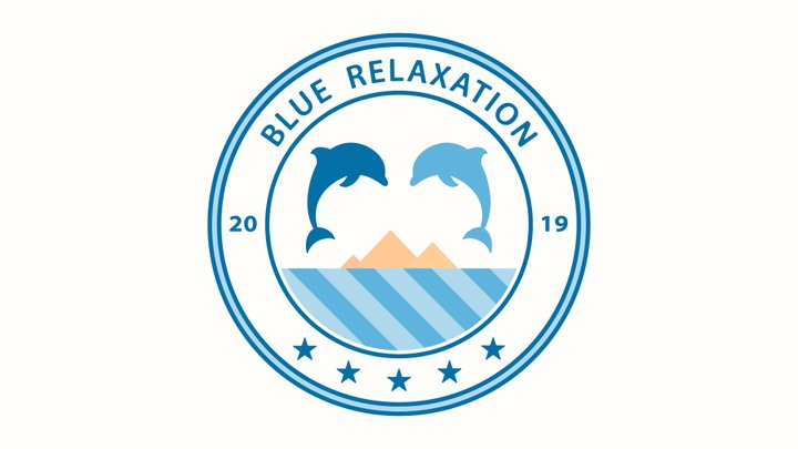 Blue Relaxation Club  -  Full brand identity design