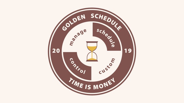 Golden Schedule Program  -  Logo Design