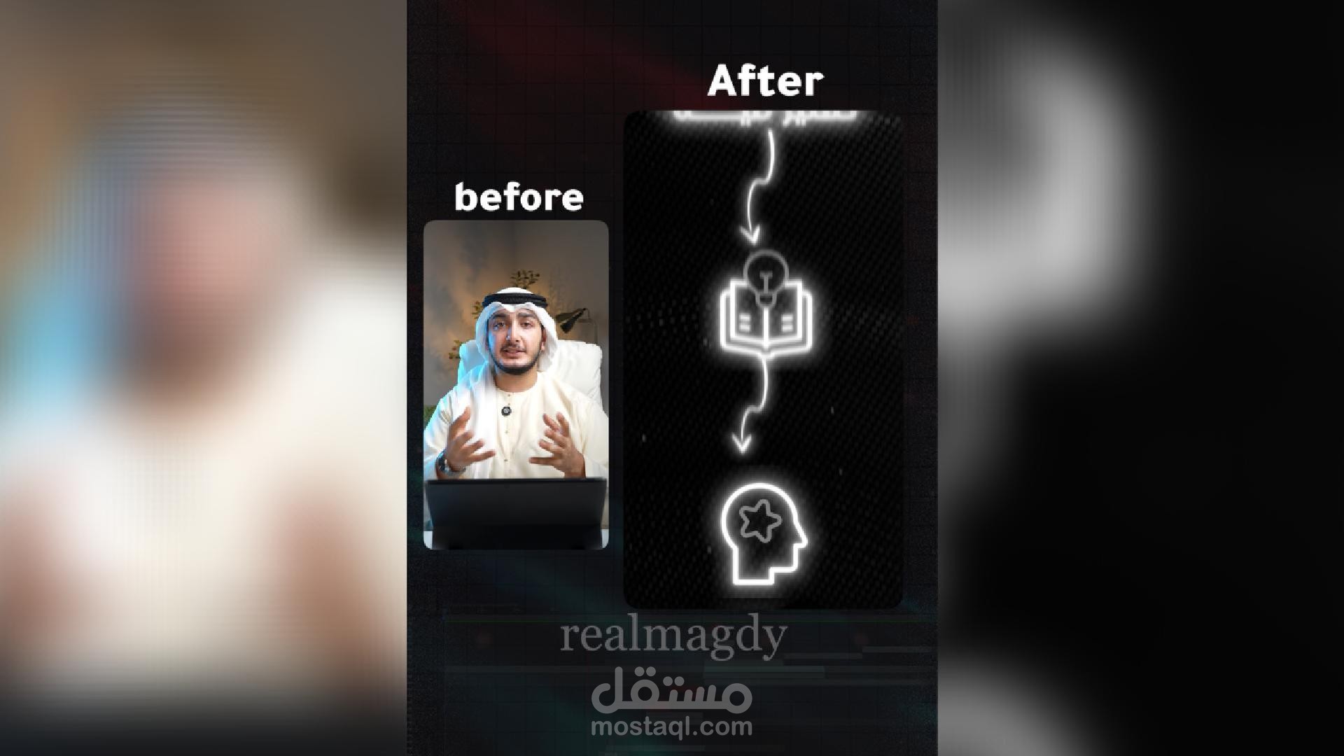مونتاج فيديو ريلز لأنستجرام وتيك توك