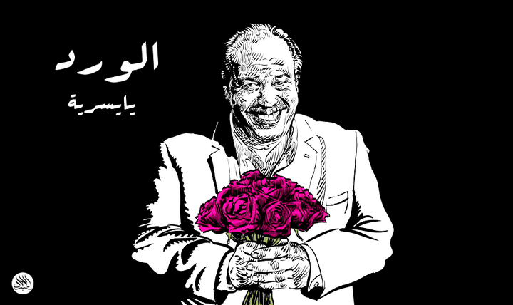 رسمة للممثل الراحل خالد صالح
