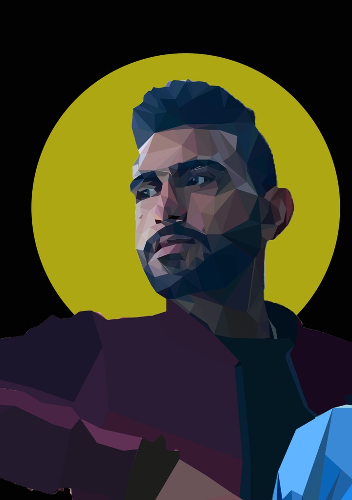 بورترية low poly art